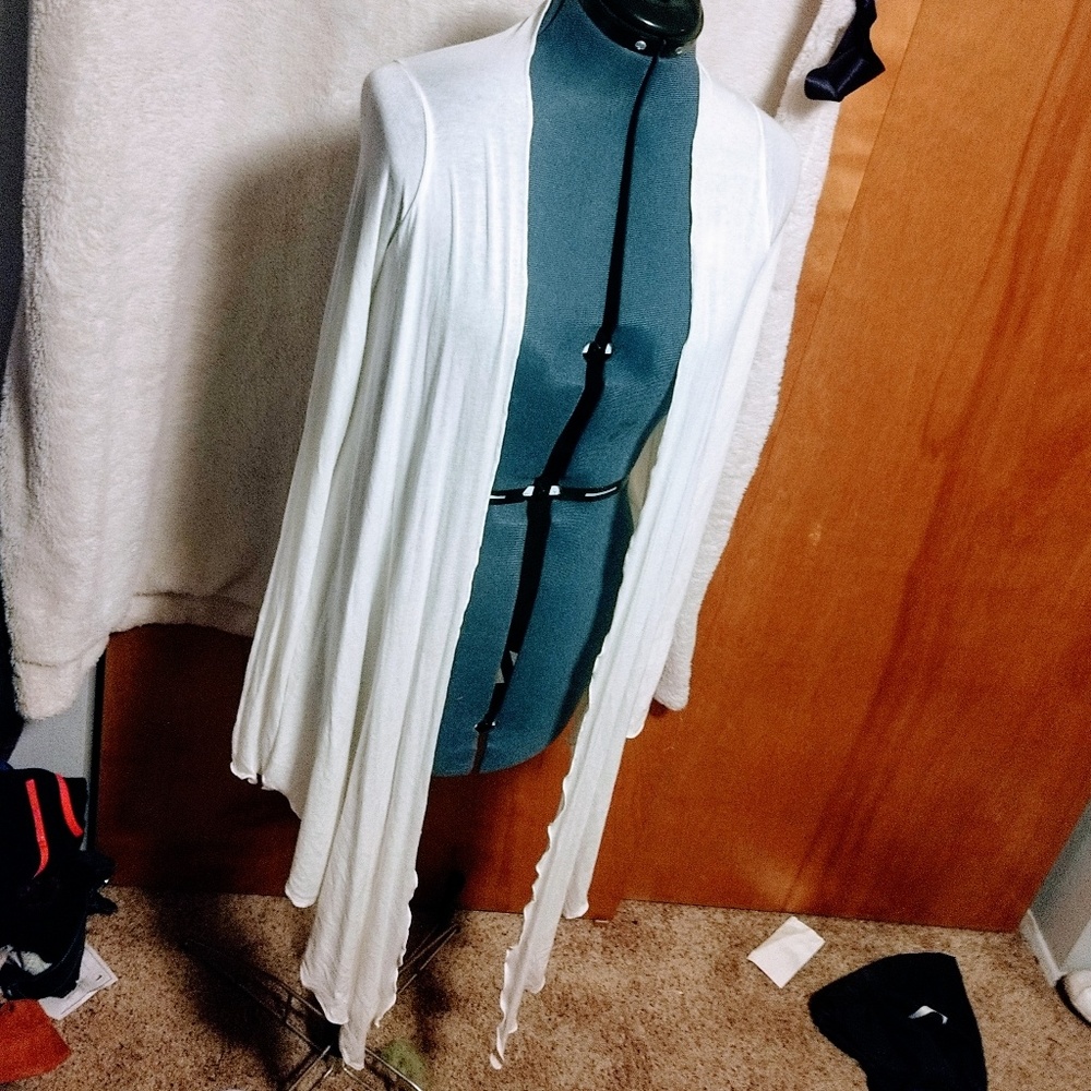 White Cardigan